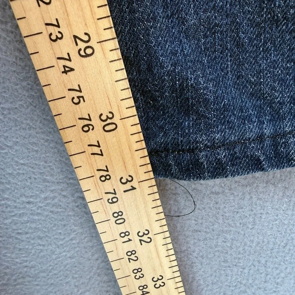Levis 505 Straight Fit Jeans Men 33x36 (Fit 34x31) Blue Denim Workwear Classic